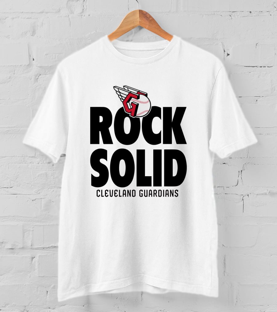 Cleveland Guardians Rock Solid Baseball Winged T-Shirt