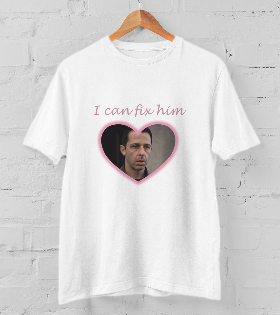 I Can Fix Him Heart Image T-Shirt