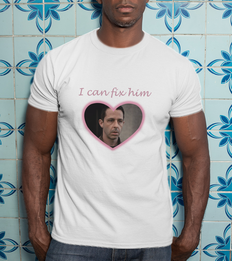I Can Fix Him Heart Image T-Shirt
