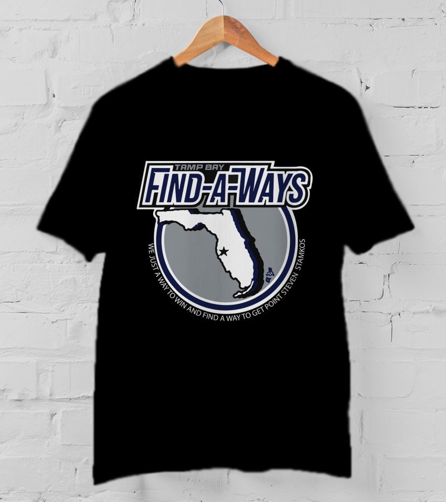 Tampa Bay Find-A-Ways We Just A Way To Win And Find A Way To Get Point Steven Stamkos T-Shirt