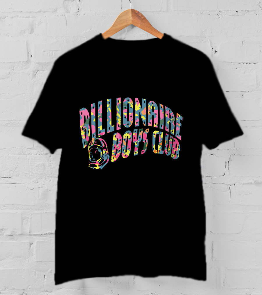 Billionaire Boys Club Colorful Confetti Arch With Astronaut Helmet T-Shirt