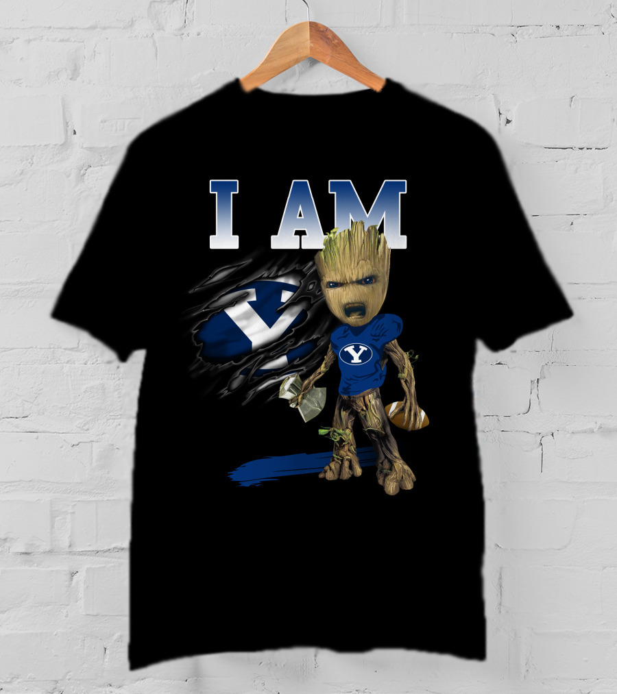 I Am Groot Byu Cougars Football T-Shirt
