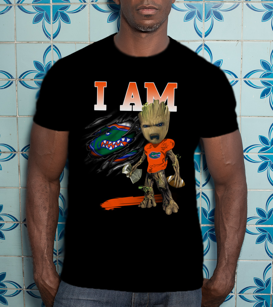 I Am Groot Florida Gators Football T-Shirt