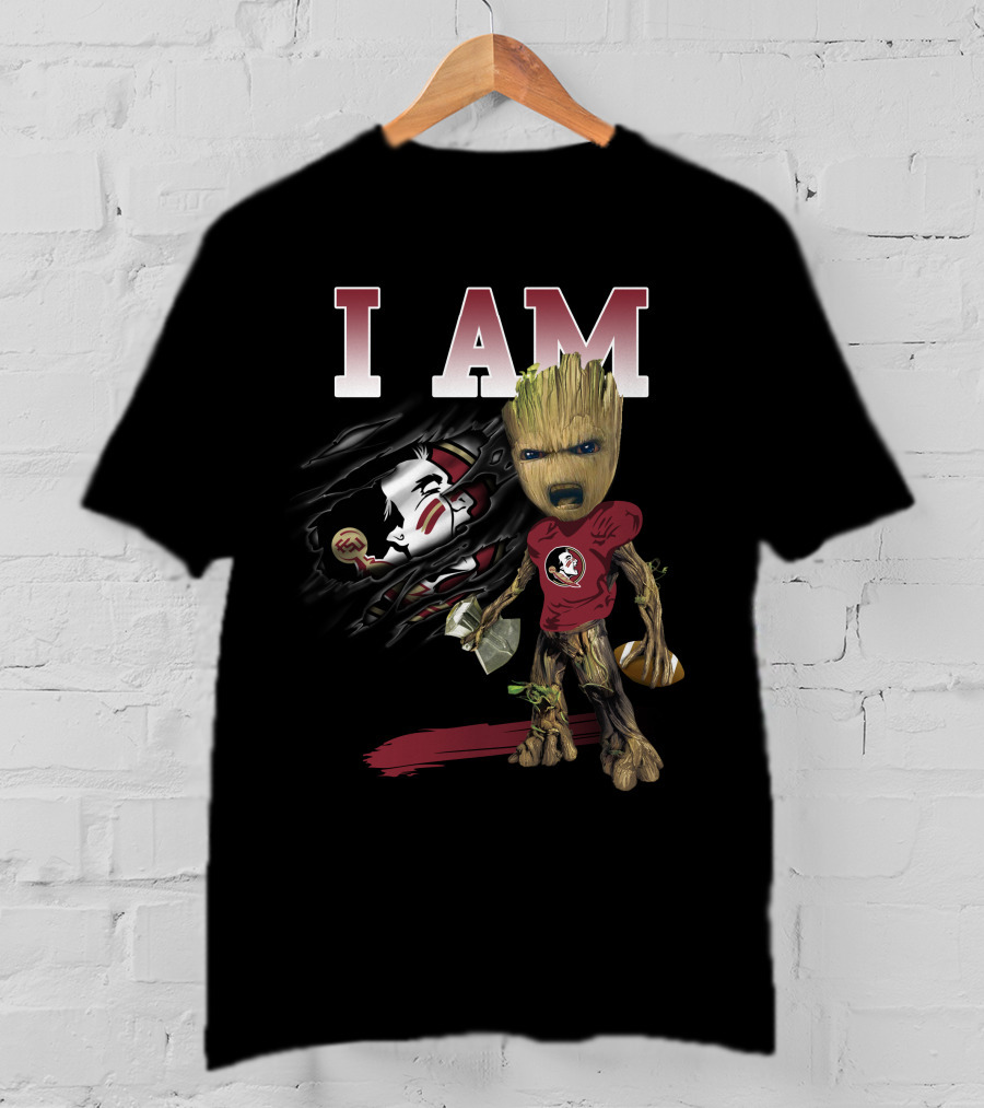 I Am Groot Florida State Seminoles Football T-Shirt