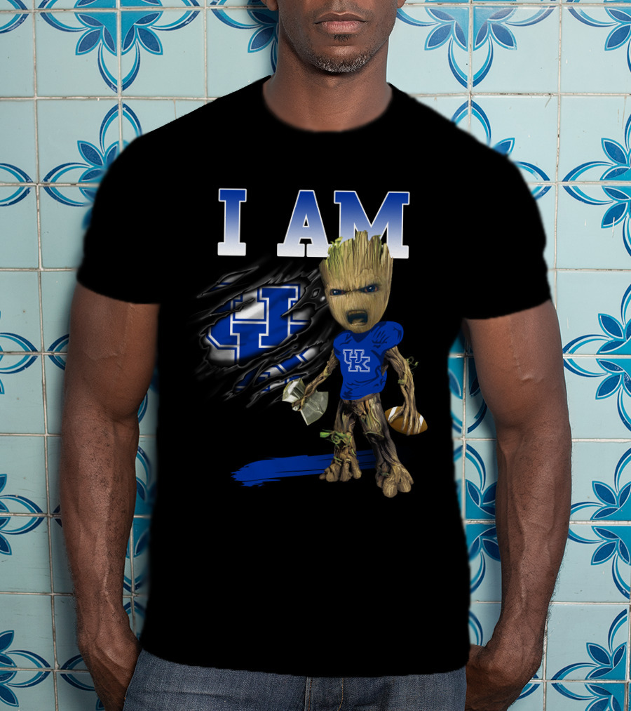 I Am Uk Groot Kentucky Wildcats Football T-Shirt