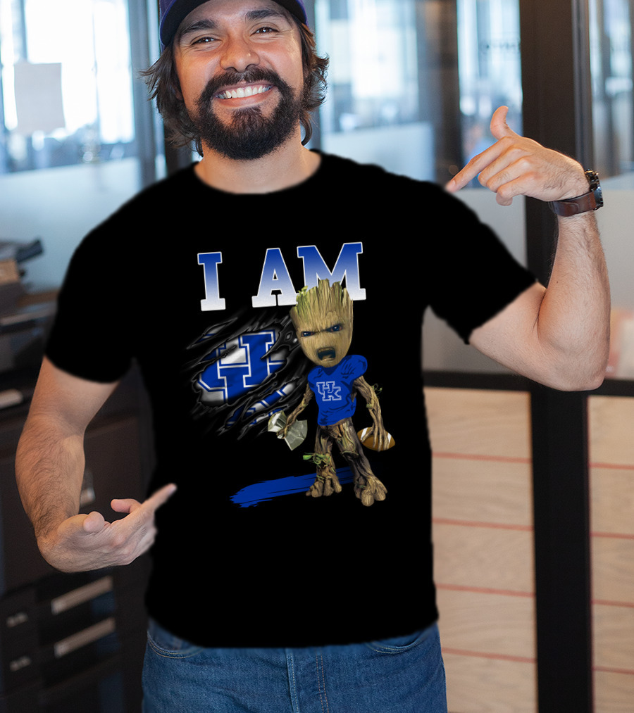 I Am Uk Groot Kentucky Wildcats Football T-Shirt