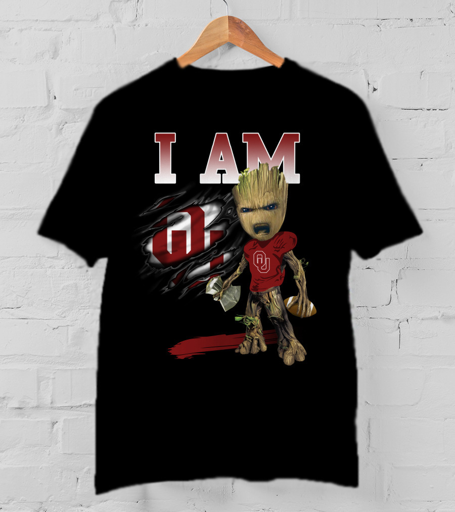 I Am Ou Groot Football T-Shirt