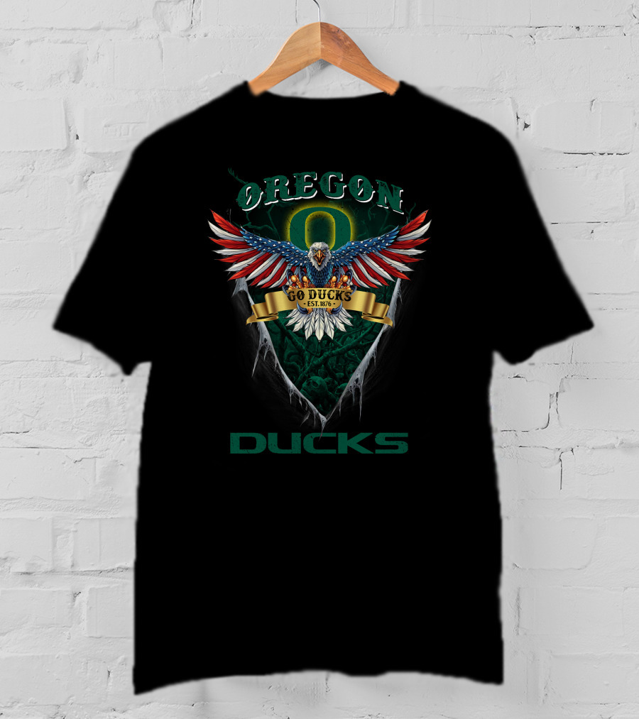 Oregon Ducks Go Ducks Eagle Est. 1876 T-Shirt