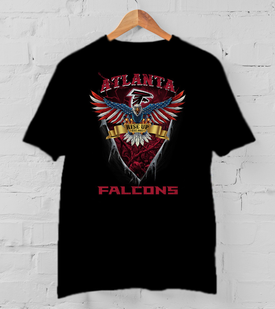 Atlanta Falcons Rise Up Us Eagle Est. 1965 Nfl T-Shirt