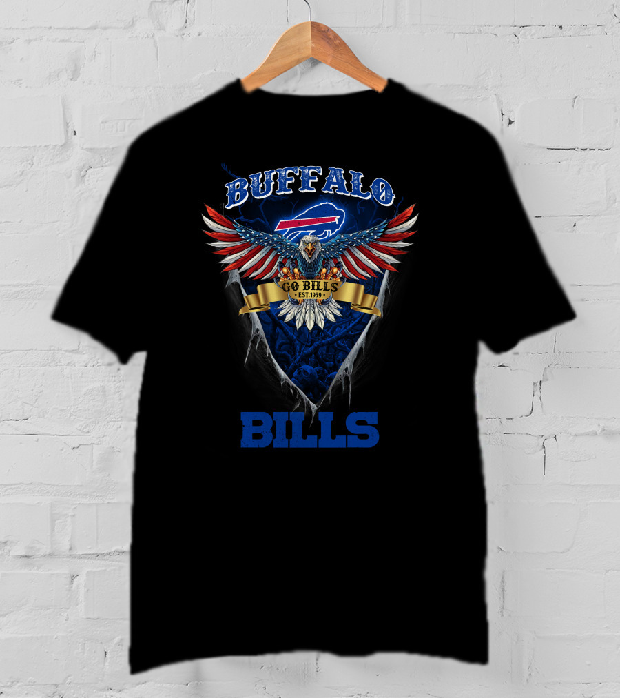 Buffalo Bills Go Bills Est. 1959 Nfl Us Eagle T-Shirt