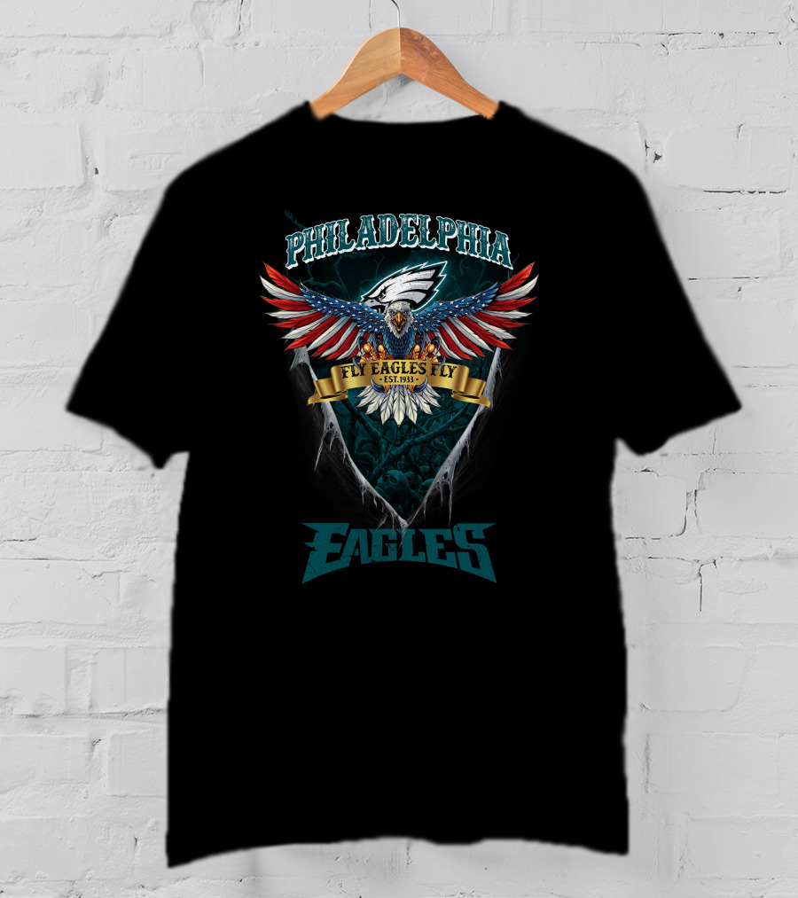 Philadelphia Eagles Fly Eagles Fly Us Eagle Est. 1933 T-Shirt