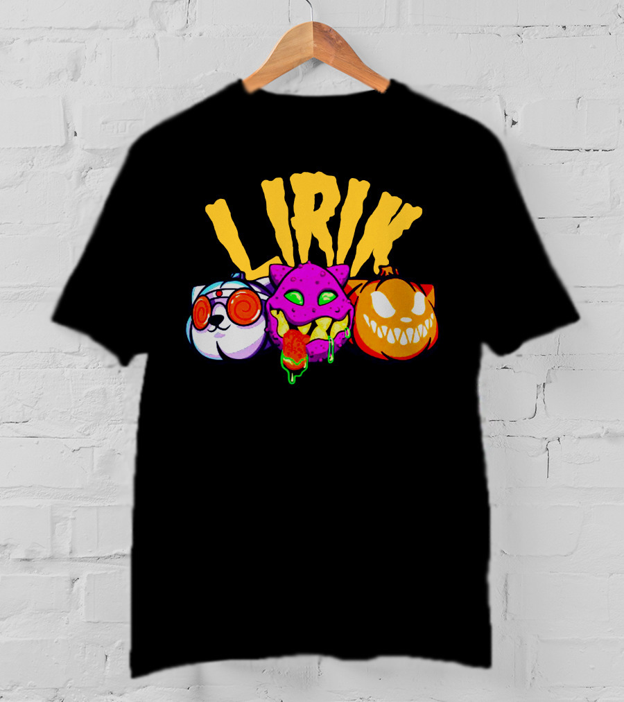 LIRIK GHOULS Trio Halloween Characters T-Shirt