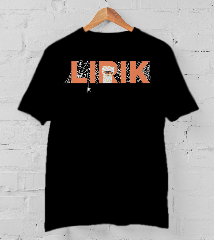 LIRIK Mummy Web Spider Halloween T-Shirt