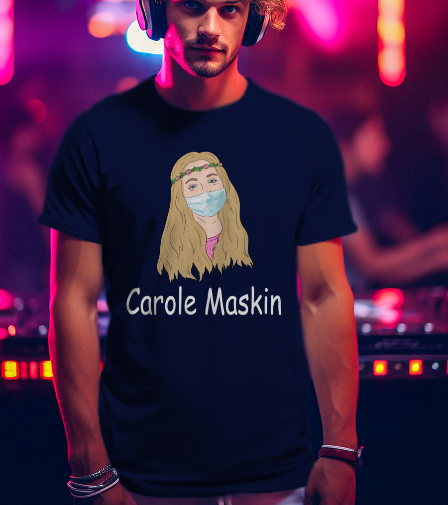 Carole Maskin Face Mask Floral Headband T-Shirt