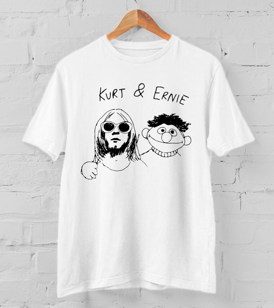 Kurt And Ernie Sunglasses Rocker Cartoon T-Shirt