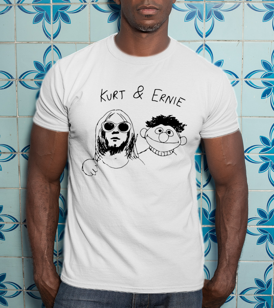 Kurt And Ernie Sunglasses Rocker Cartoon T-Shirt