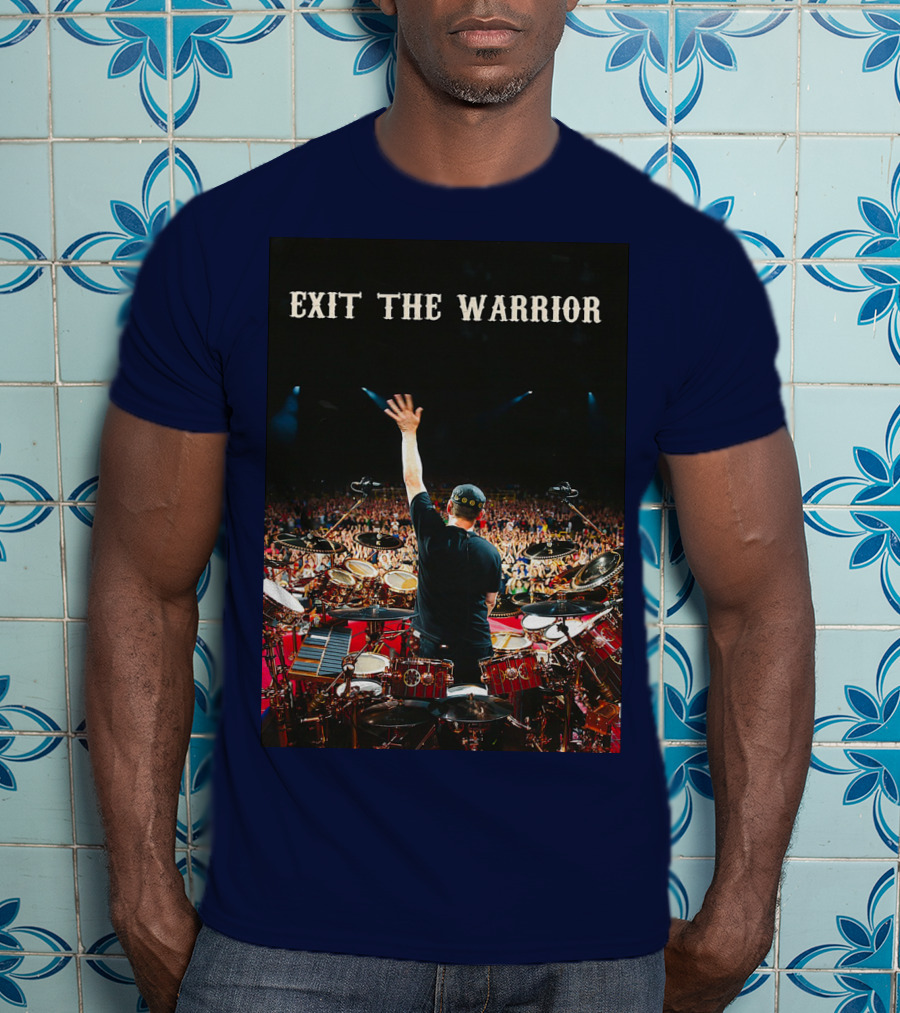 Exit The Warrior Neil Peart Drumming Performance Live Concert T-Shirt