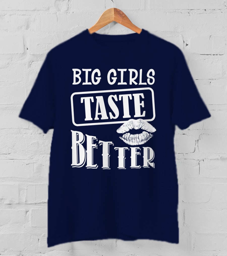 Big Girls Taste Better Lip Oversized T-Shirt