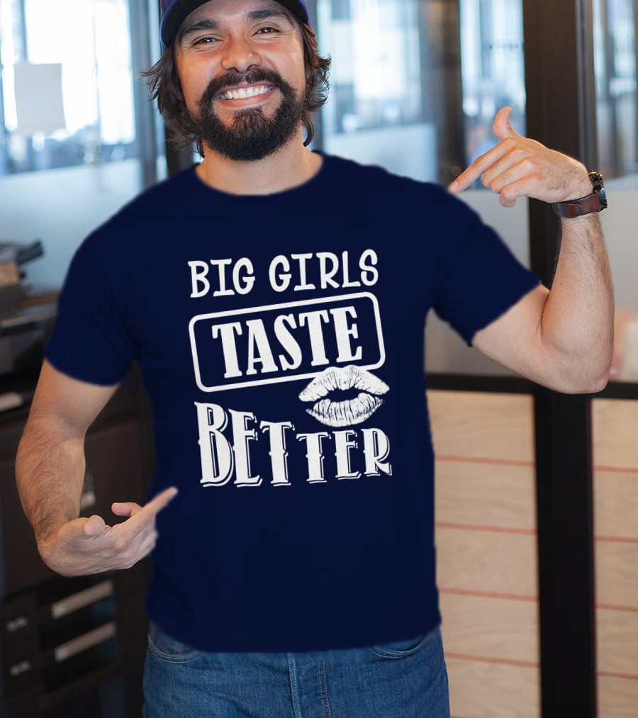Big Girls Taste Better Lip Oversized T-Shirt