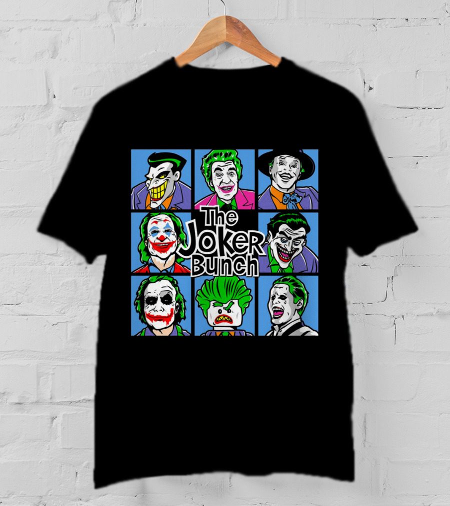 The Joker Bunch Iconic Joker Characters Compilation T-Shirt