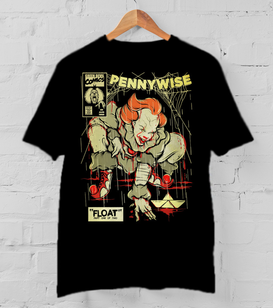 Pennywise Float Part One Of Two Green Devil Comics August 1986 T-Shirt