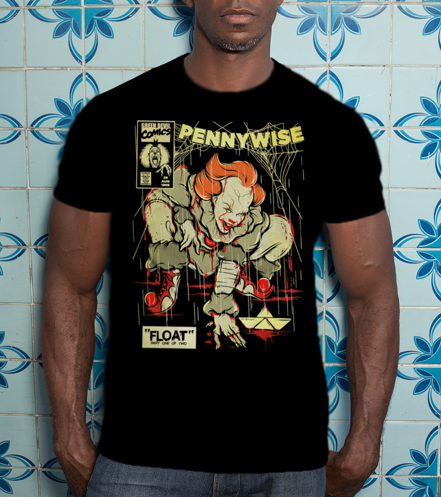 Pennywise Float Part One Of Two Green Devil Comics August 1986 T-Shirt