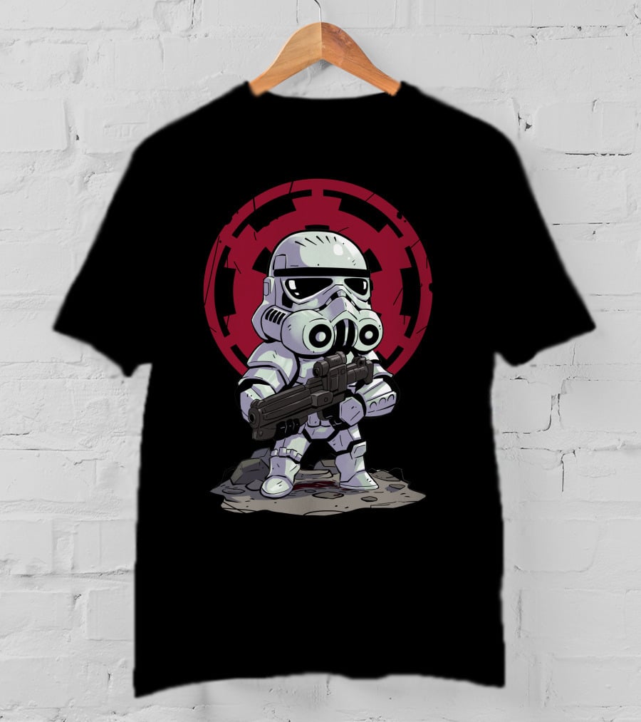 Chibi Stormtrooper Star Wars Imperial Emblem T-Shirt