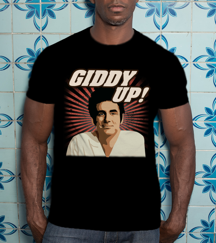 Giddy Up Seinfeld Kramer Retro Sunburst T-Shirt
