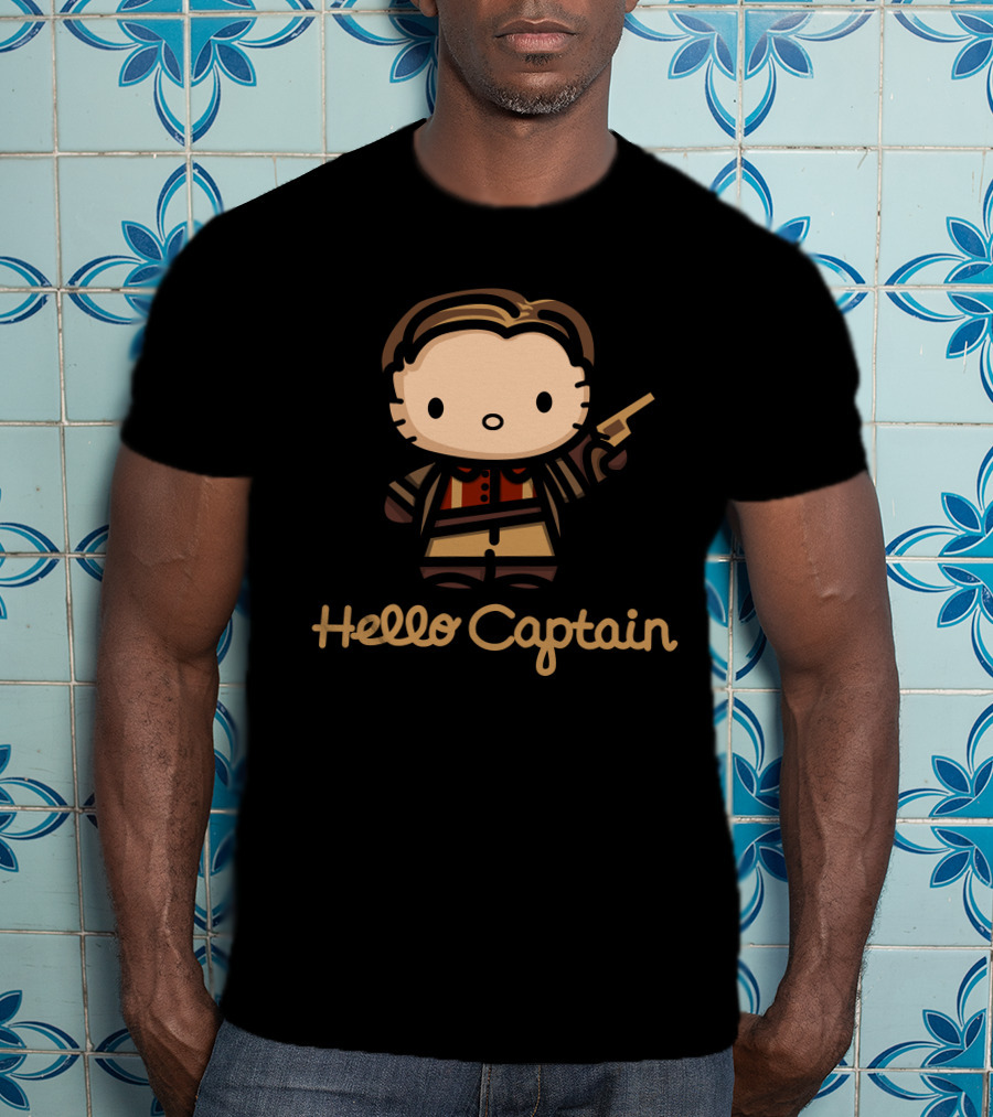 Hello Captain Kitty Firefly Mashup Character T-Shirt