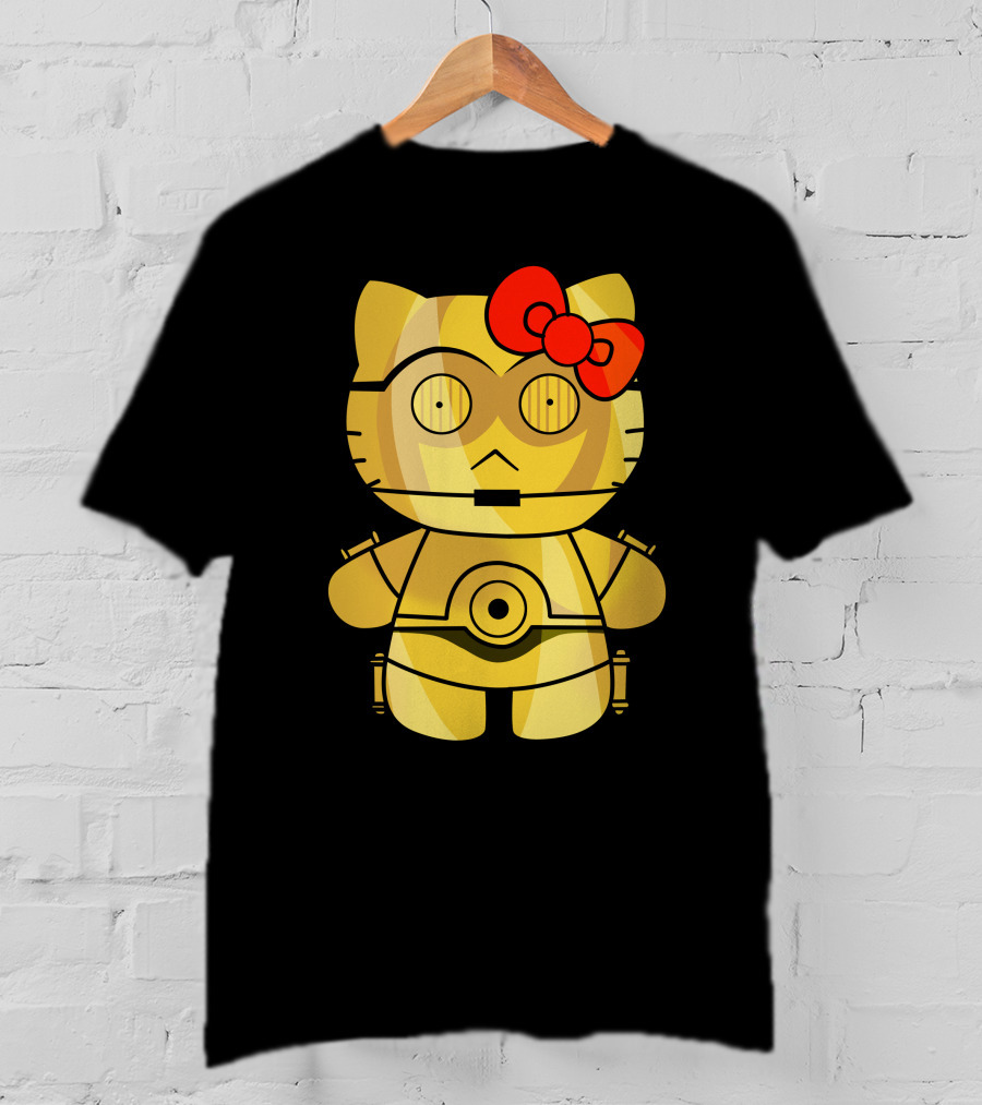 Hello Kitty C3PO Mashup Star Wars T-Shirt