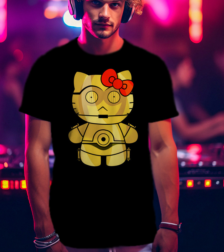 Hello Kitty C3PO Mashup Star Wars T-Shirt