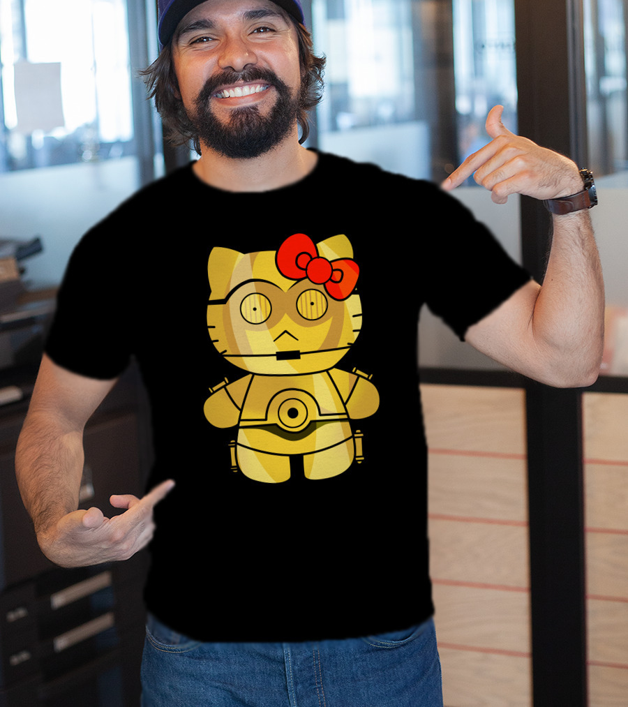 Hello Kitty C3PO Mashup Star Wars T-Shirt