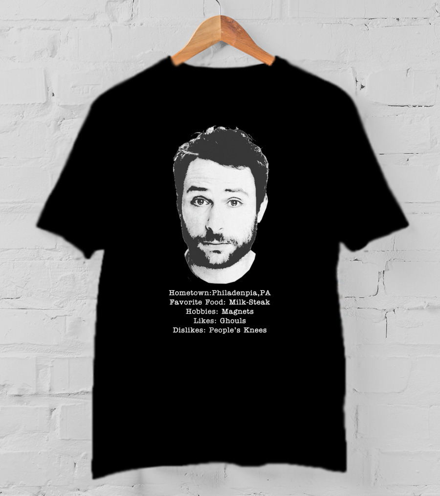 Hometown Philadelphia PA Likes Ghouls Favorite Food Milk-Steak Dislikes People's Knees T-Shirt