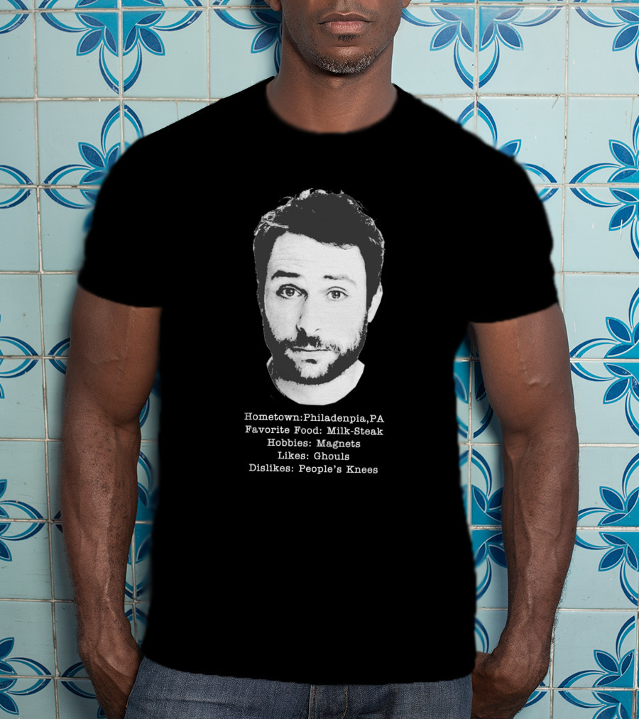 Hometown Philadelphia PA Likes Ghouls Favorite Food Milk-Steak Dislikes People's Knees T-Shirt