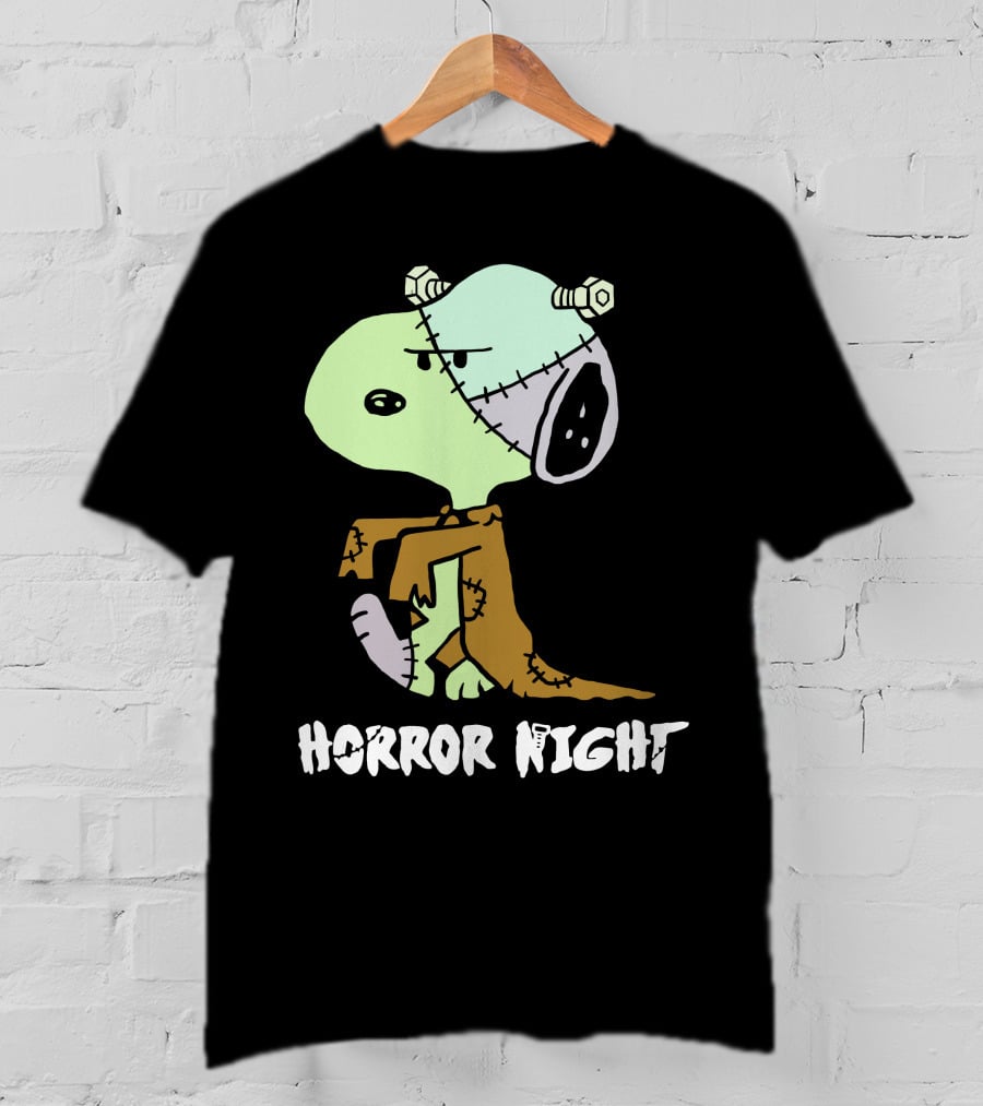 Horror Night Frankenstein Snoopy T-Shirt