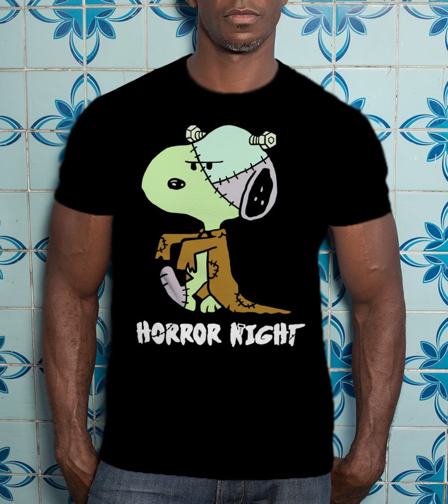 Horror Night Frankenstein Snoopy T-Shirt