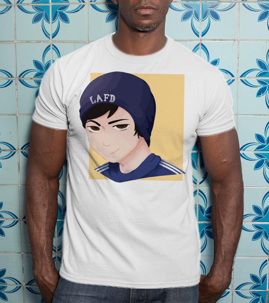 Quackity LAFD Beanie T-Shirt