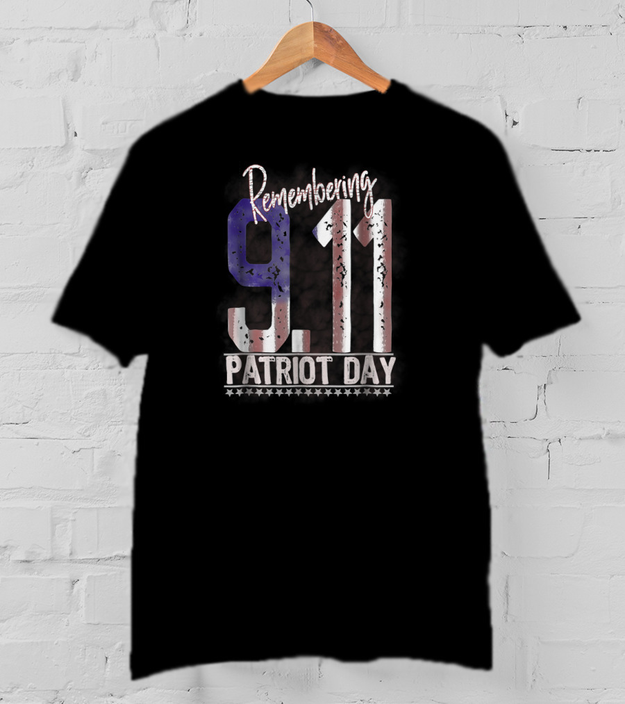 Remembering 9.11 Patriot Day America Honour T-Shirt