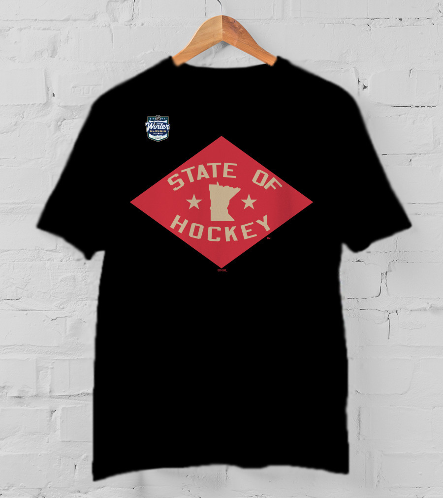 Minnesota Winter Classic State Of Hockey NHL T-Shirt