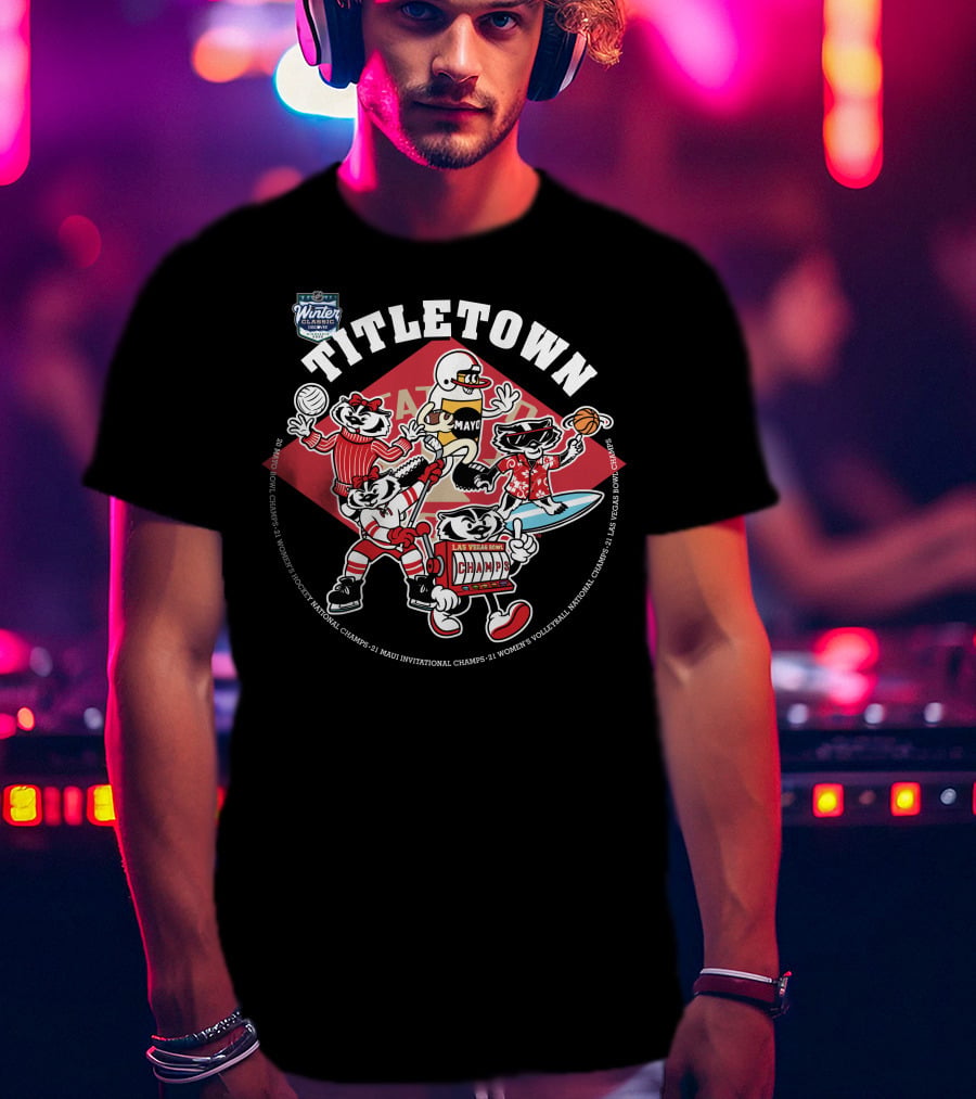 Winter Wonders Titletown Champs Fun Festival Sports T-Shirt