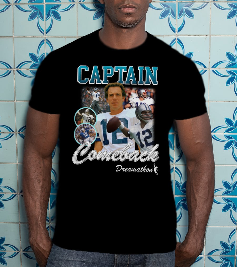 Captain Comeback Dreamathon Football Legends T-Shirt