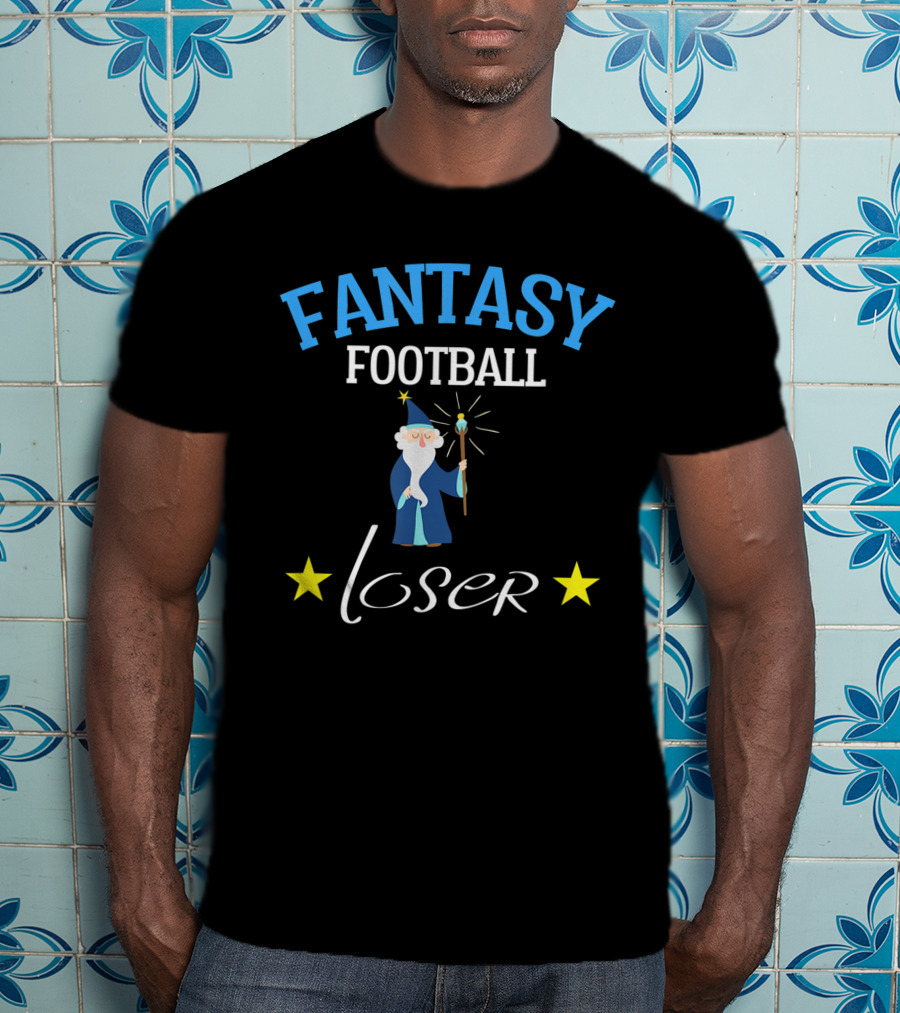Fantasy Football Loser Wizard Stars T-Shirt