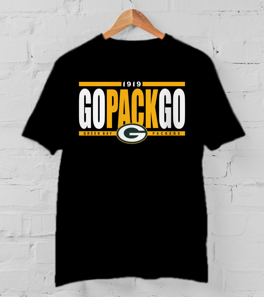1919 Go Pack Go Green Bay Packers T-Shirt