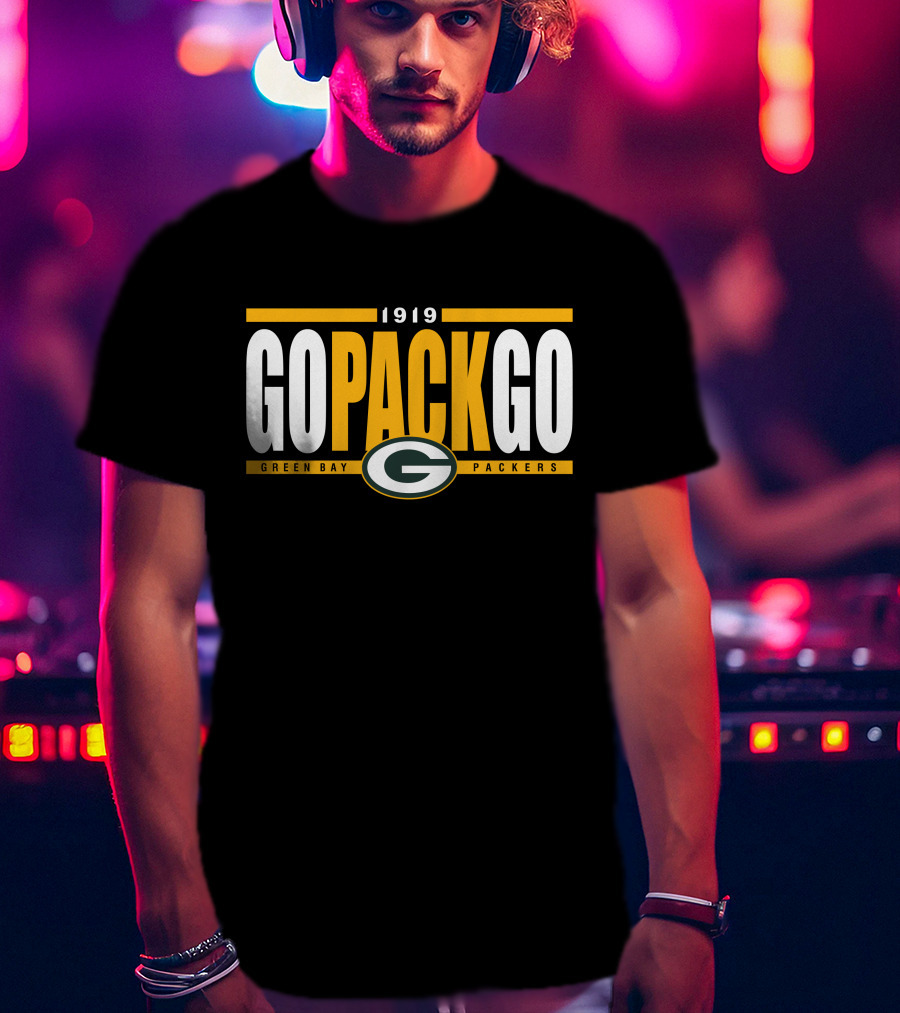 1919 Go Pack Go Green Bay Packers T-Shirt