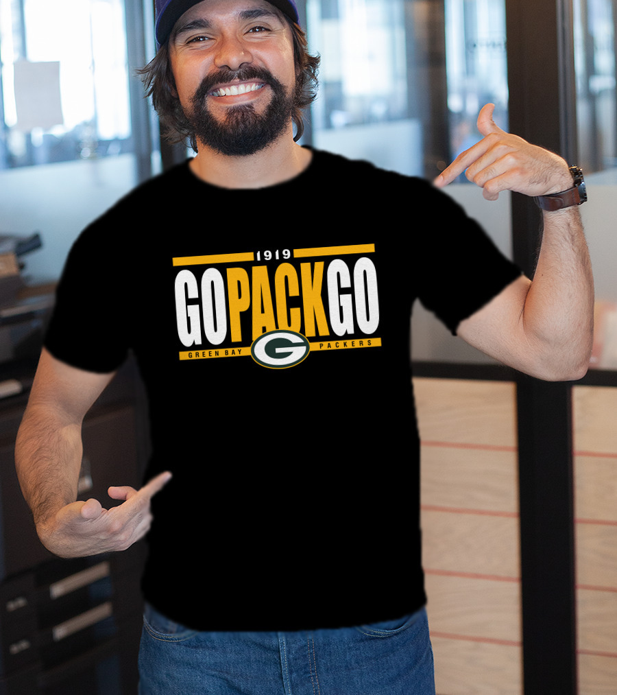 1919 Go Pack Go Green Bay Packers T-Shirt