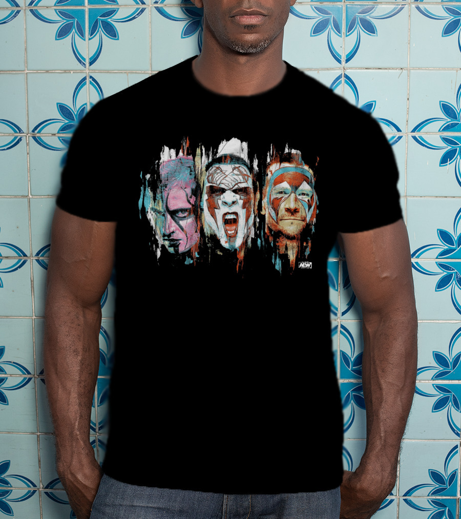 AEW Darby Allin Face Paint Trio T-Shirt