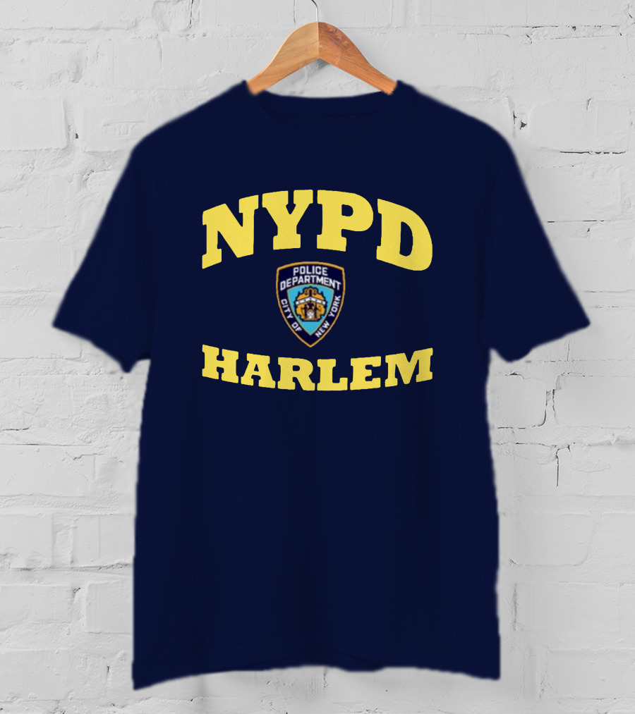 NYPD Police Department City Of New York Harlem T-Shirt