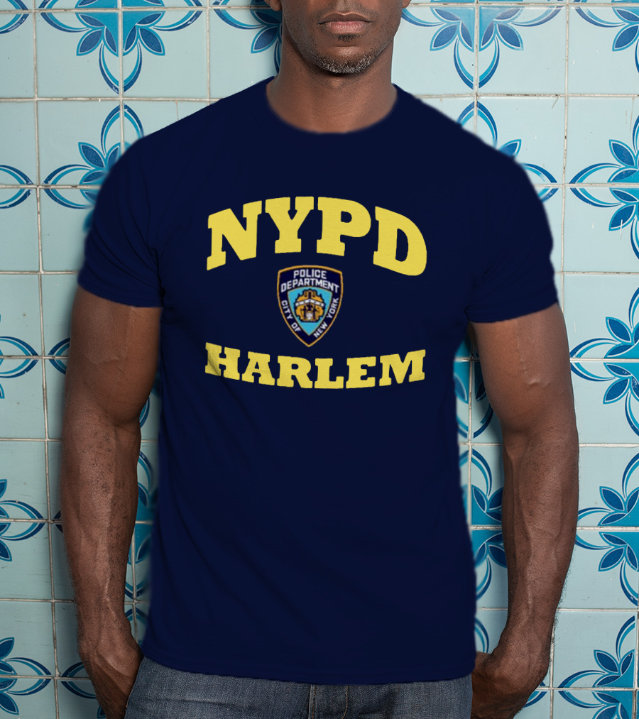 NYPD Police Department City Of New York Harlem T-Shirt