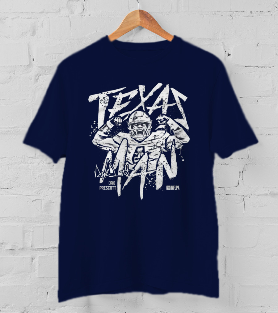 Texas Man Dak Prescott NFLPA T-Shirt