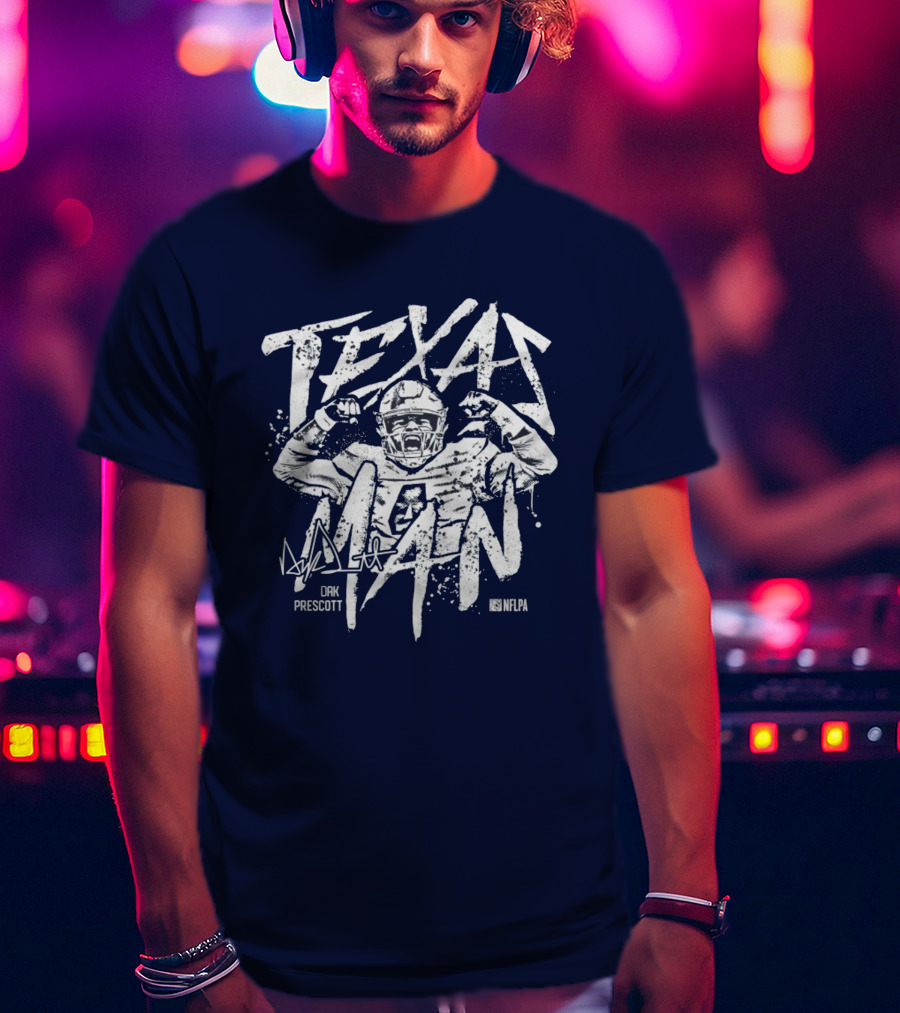 Texas Man Dak Prescott NFLPA T-Shirt